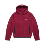 HOODED ROADMAN JACKET WINE RED