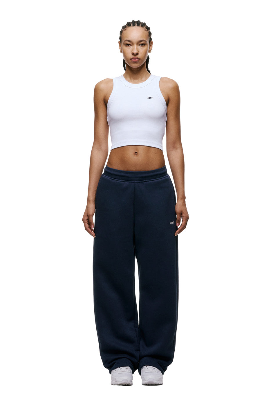 OPEN LEG JOGGER NAVY