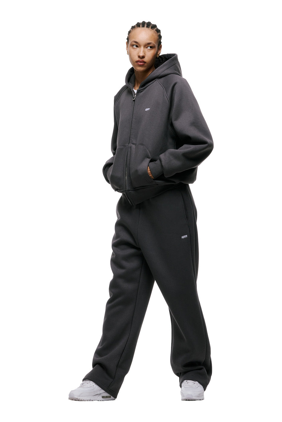 ZIP HOODIE ANTHRACITE