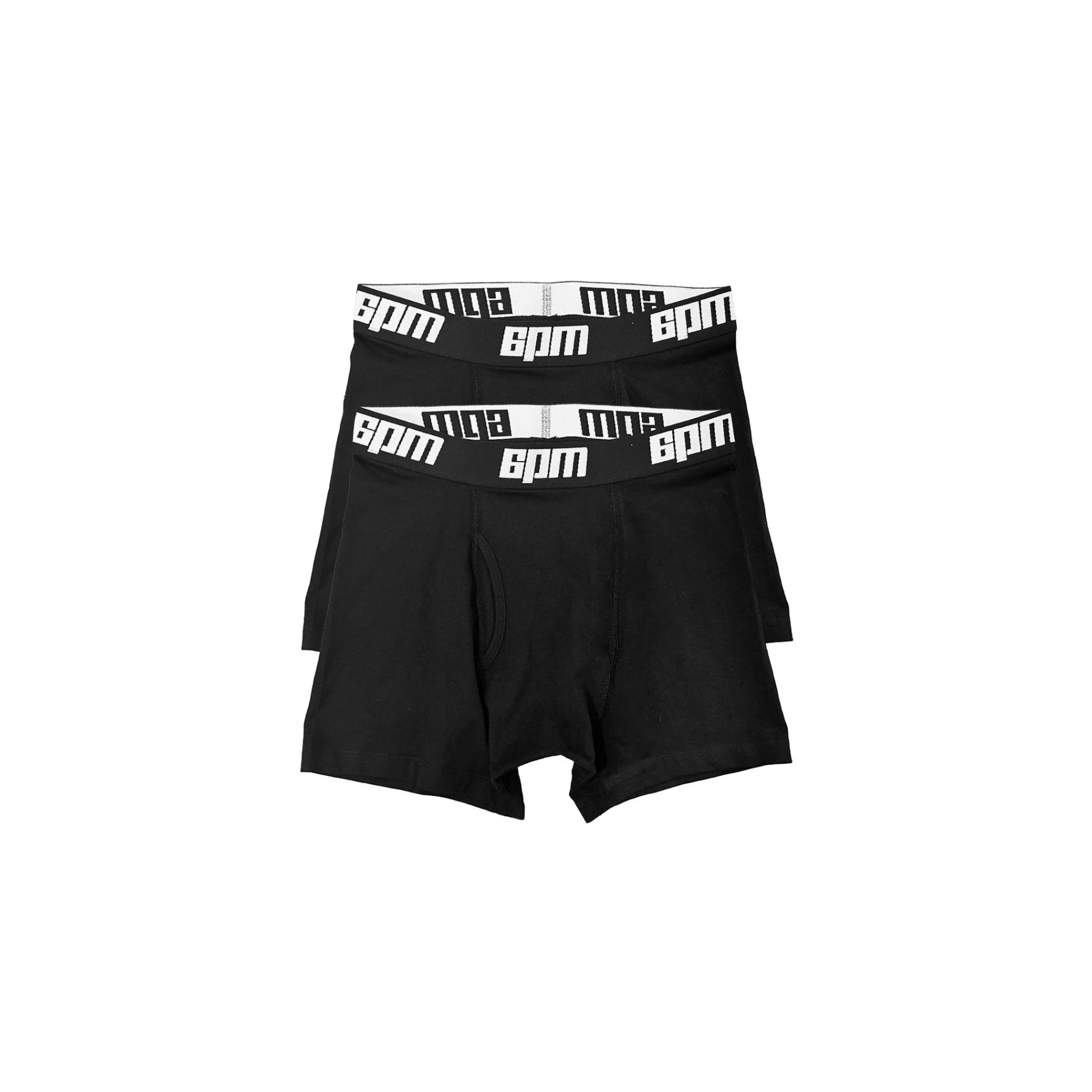 BOXER SHORTS WHITE/BLACK (2-PACK)