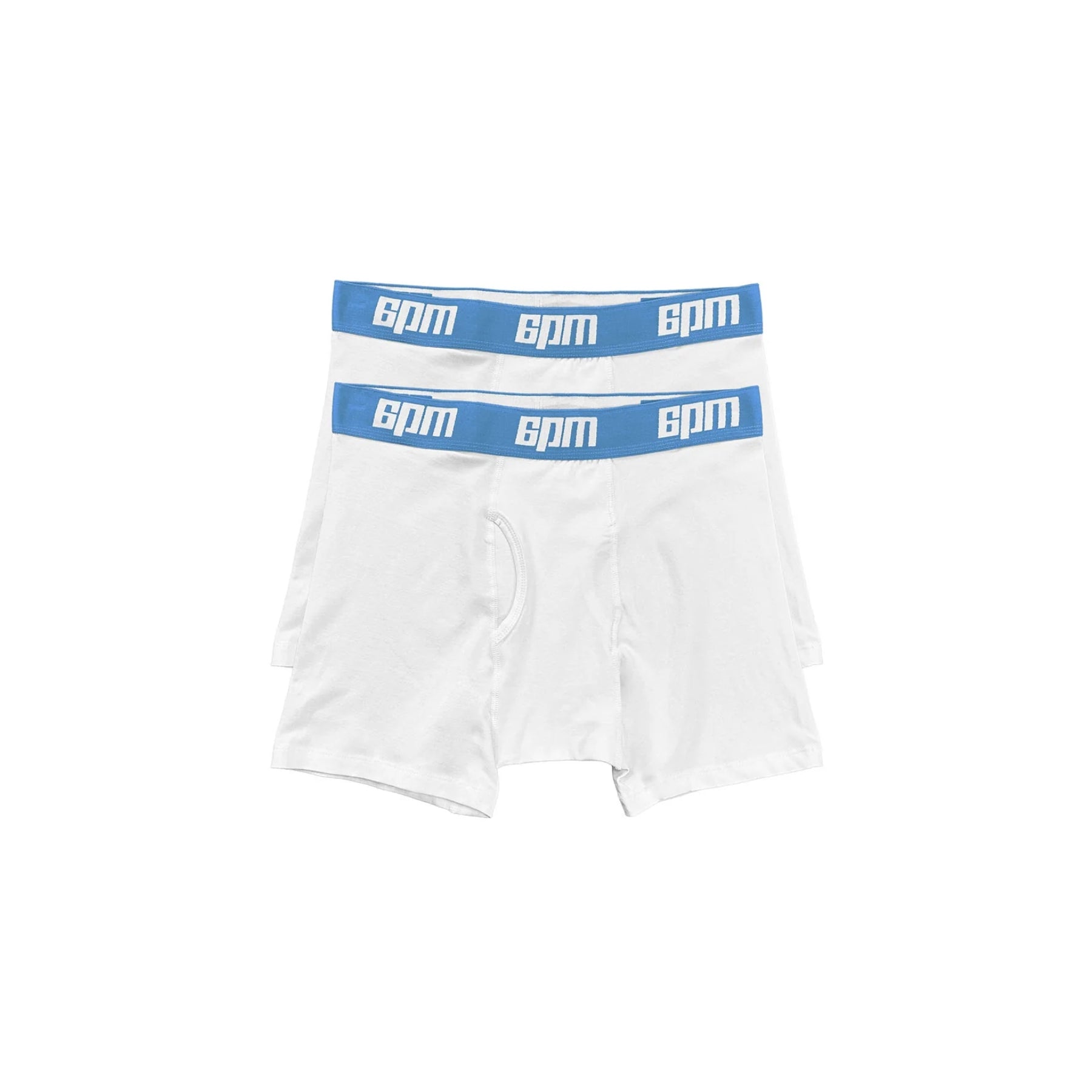 BOXER SHORTS WHITE/BLACK (2-PACK)