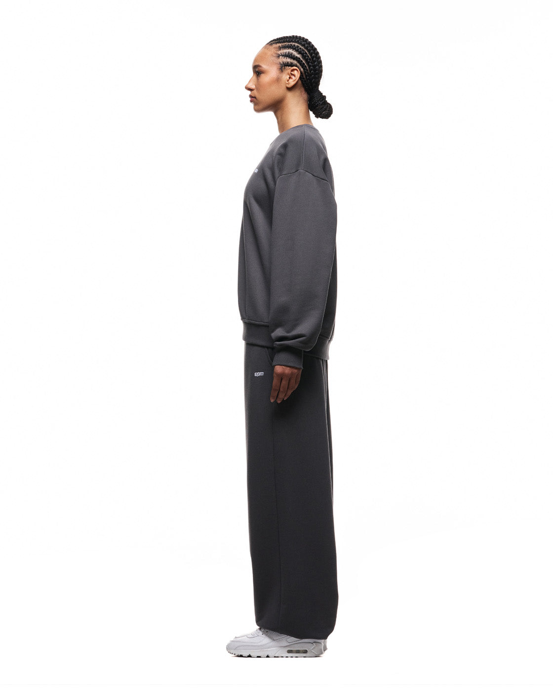 6PM+ CREWNECK '26 ANTHRACITE