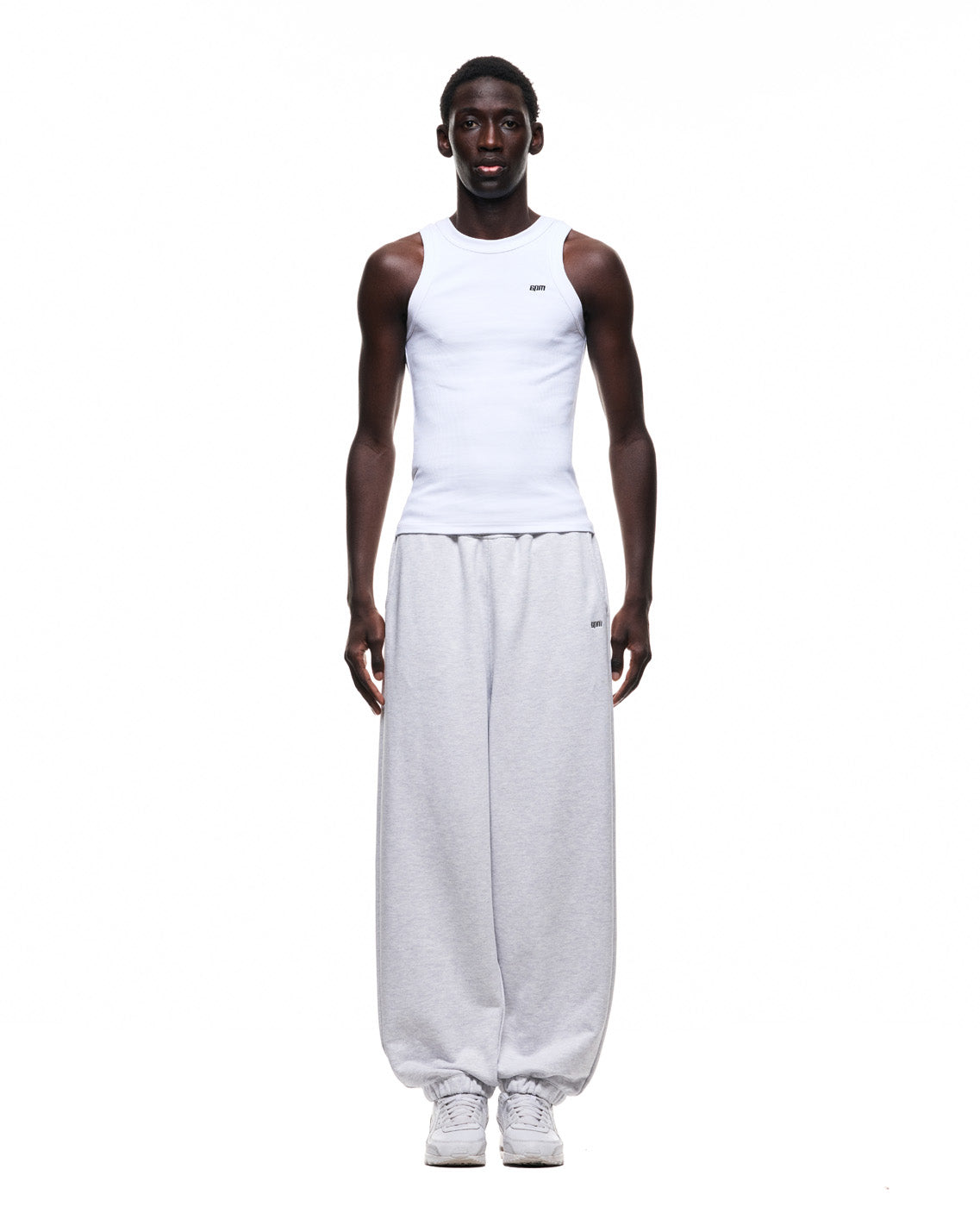 6PM+ BAGGY CUFFED JOGGER LIGHT GREY MELANGE