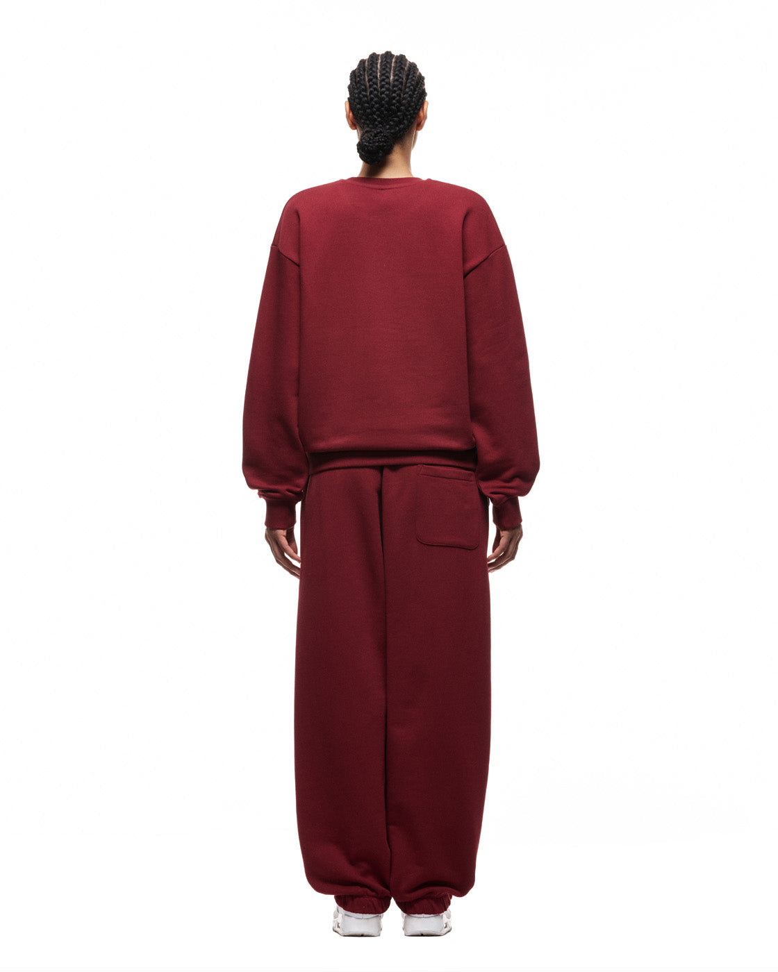 6PM+ CREWNECK '26 WINE RED