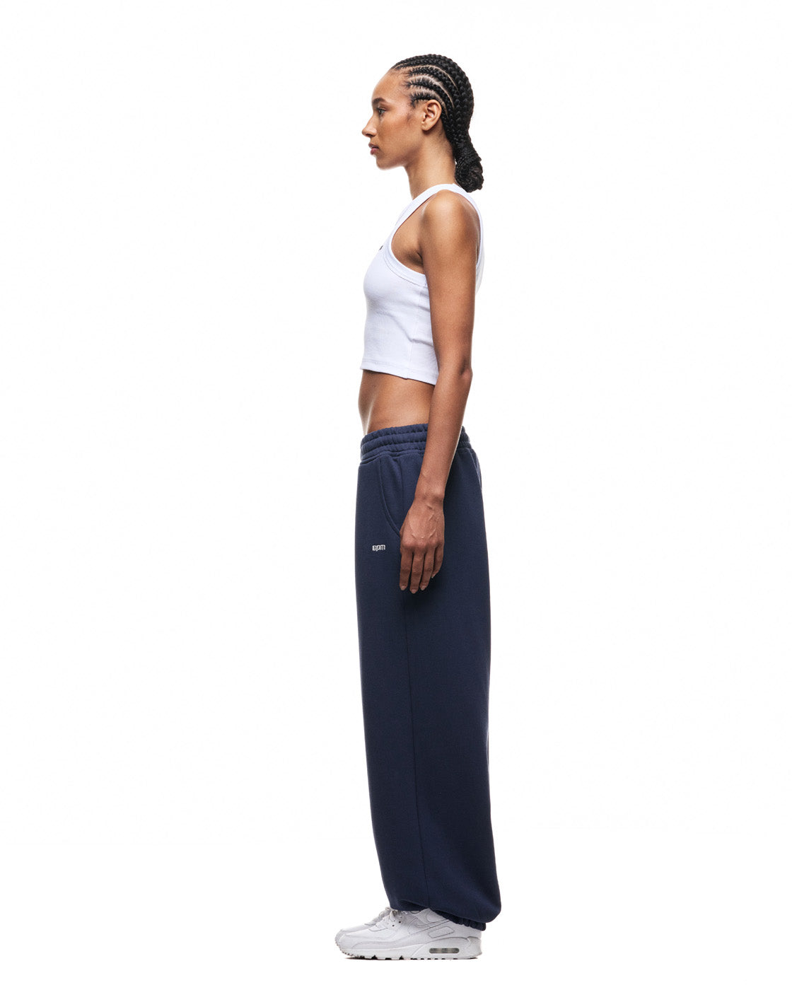 6PM+ BAGGY CUFFED JOGGER NAVY