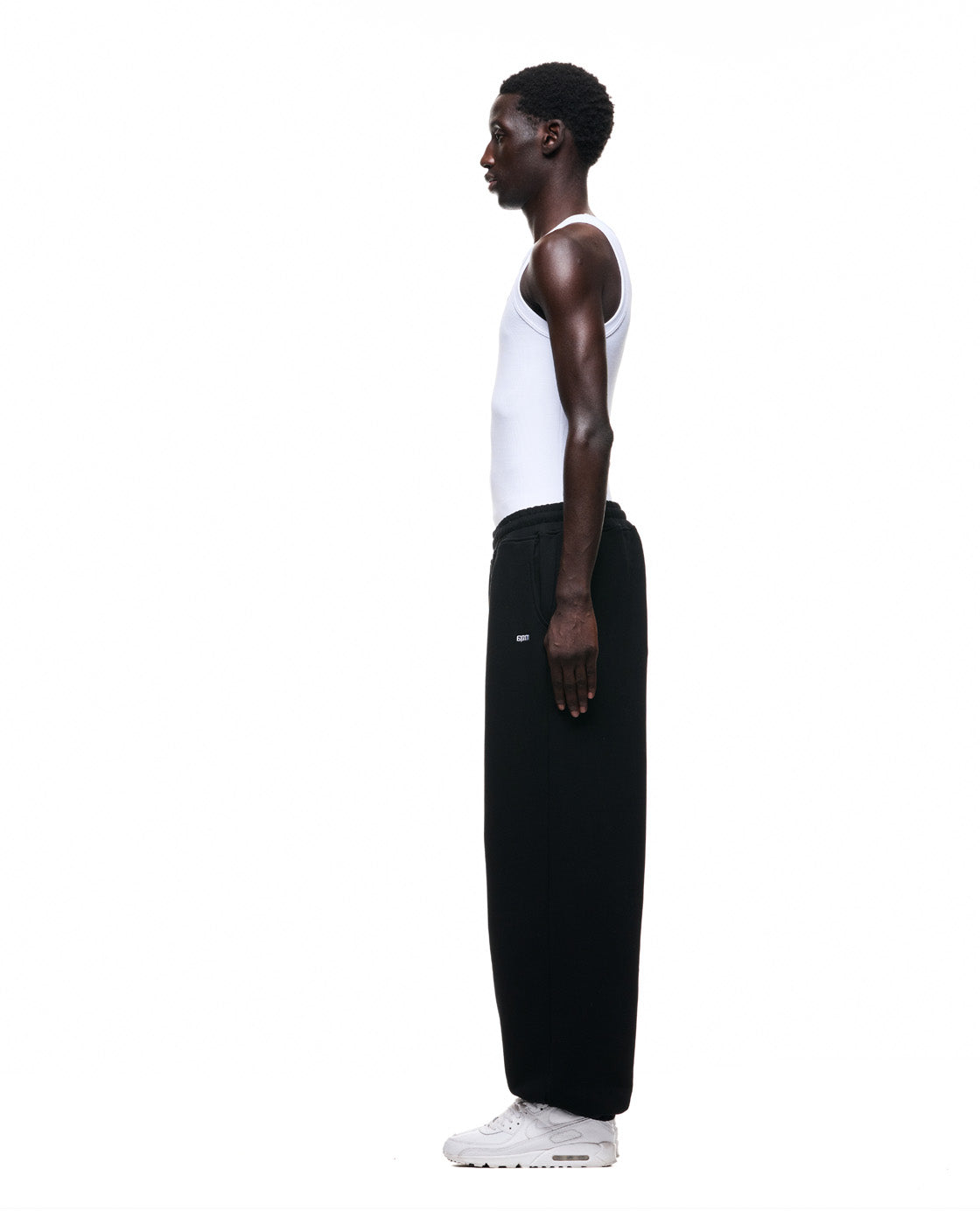 6PM+ BAGGY CUFFED JOGGER BLACK