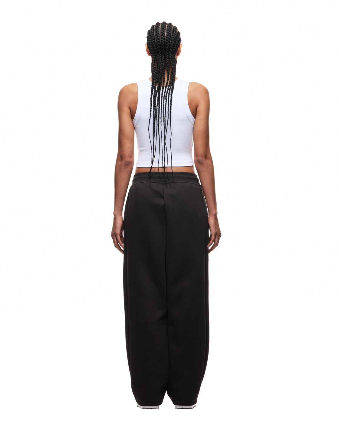 OPEN LEG JOGGER ASH BROWN