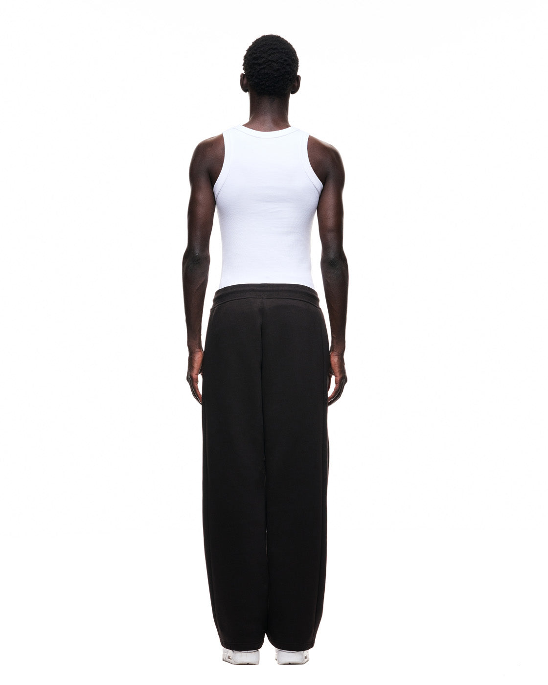 OPEN LEG JOGGER ASH BROWN