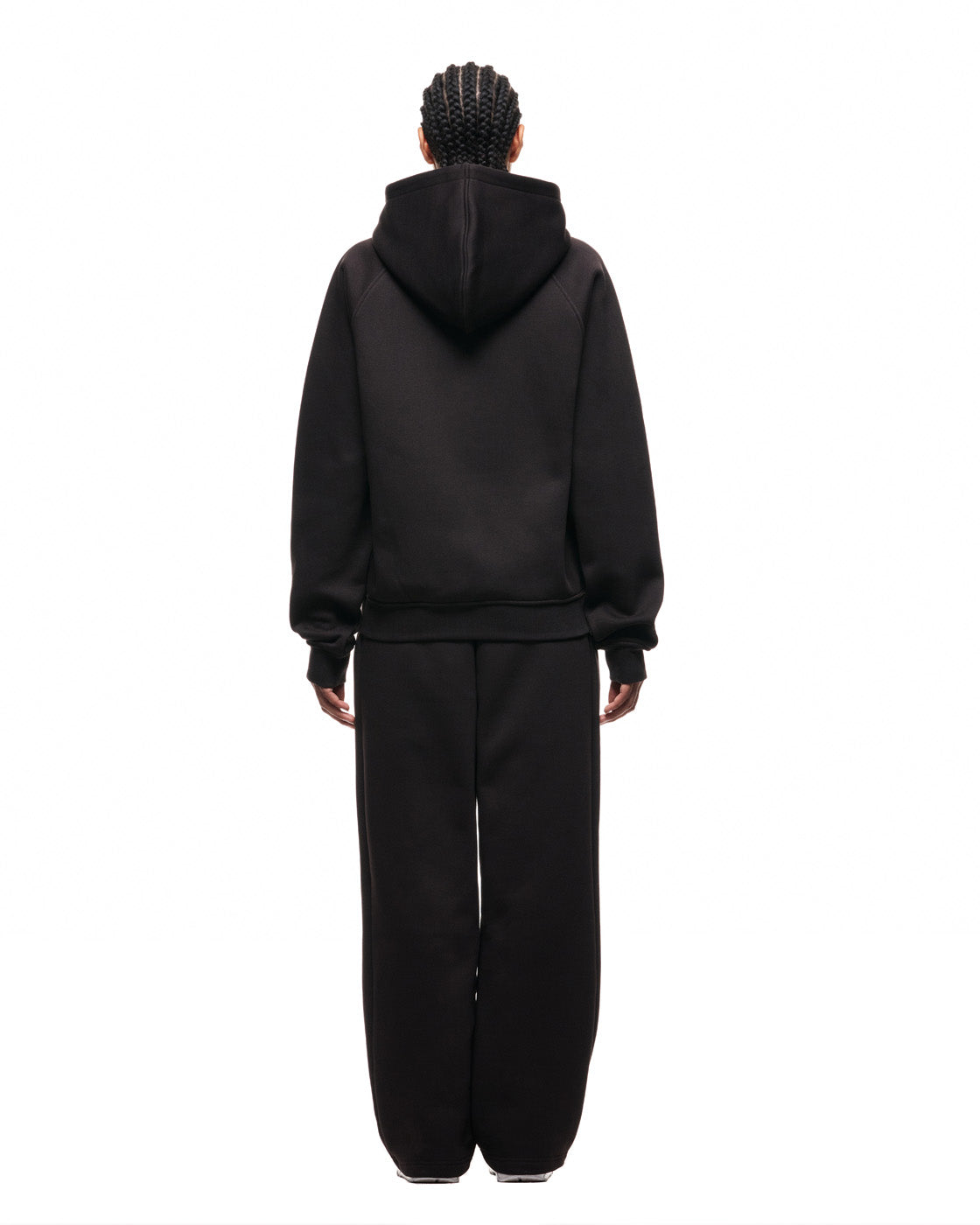 ZIP HOODIE ASH BROWN