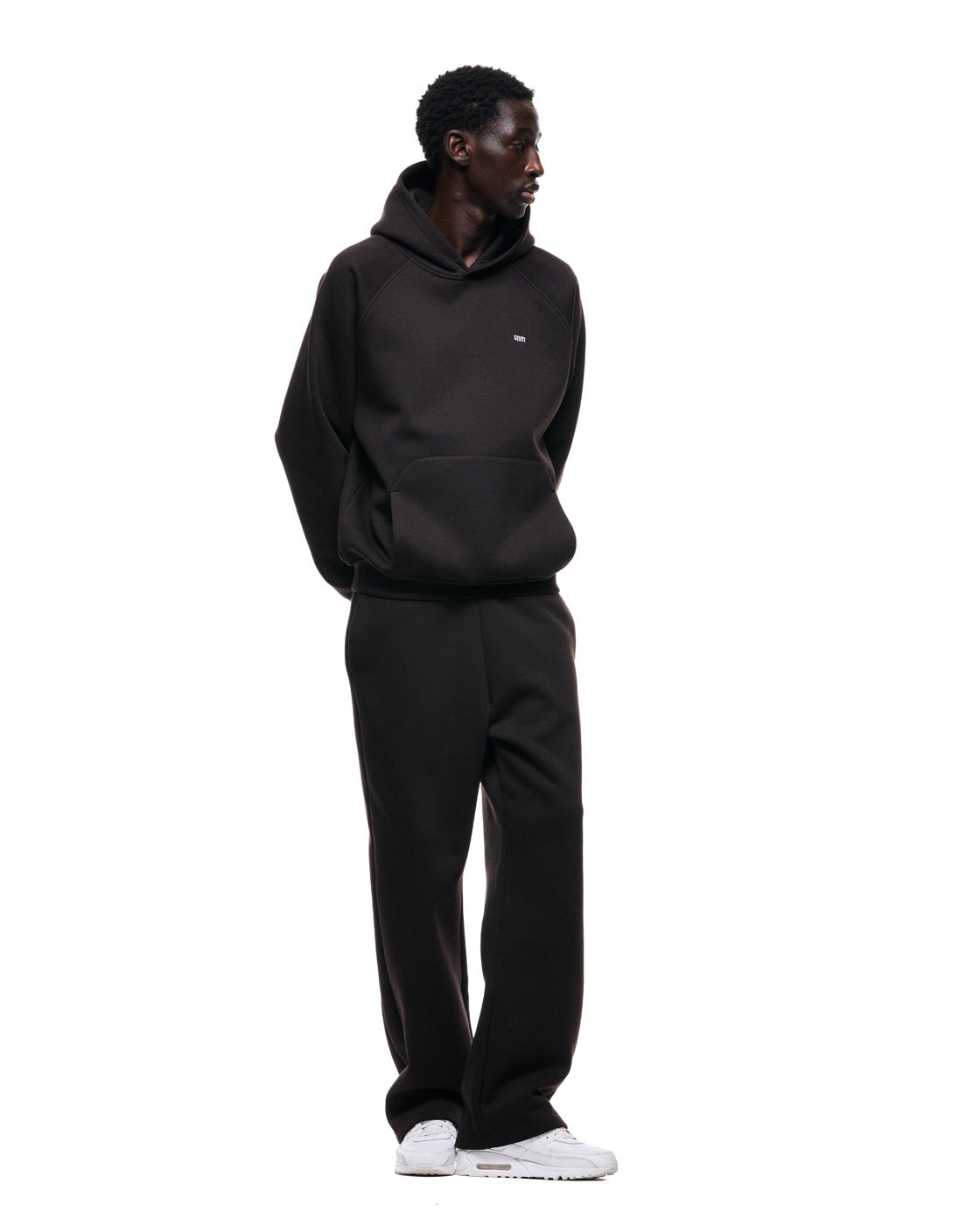 HOODIE ASH BROWN