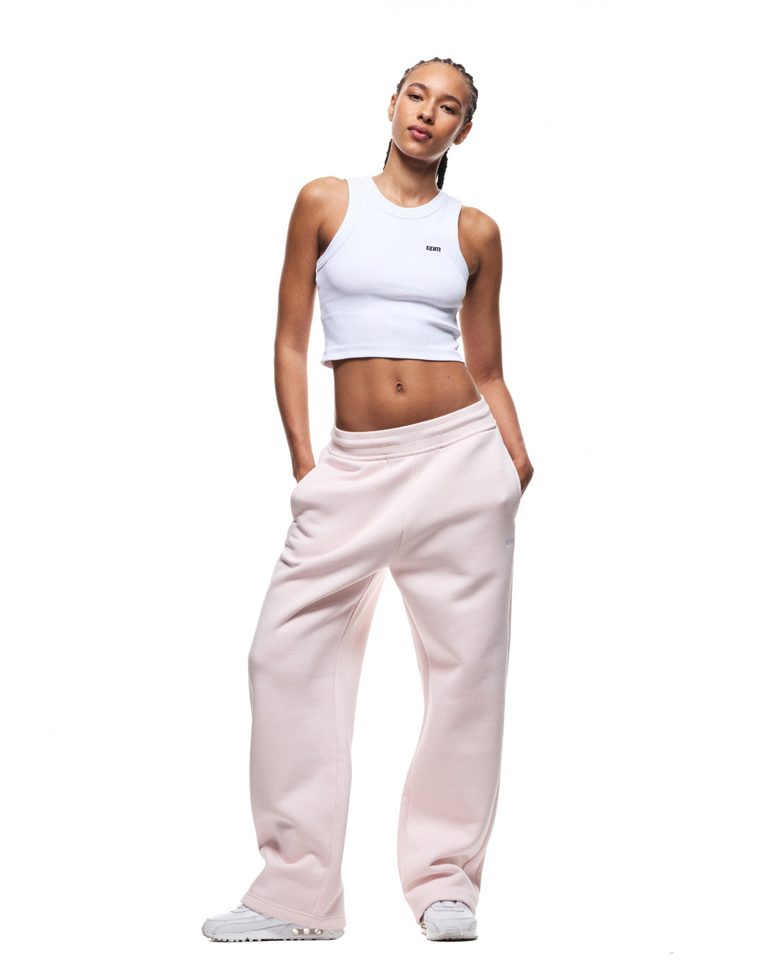 OPEN LEG JOGGER SEASHELL PINK
