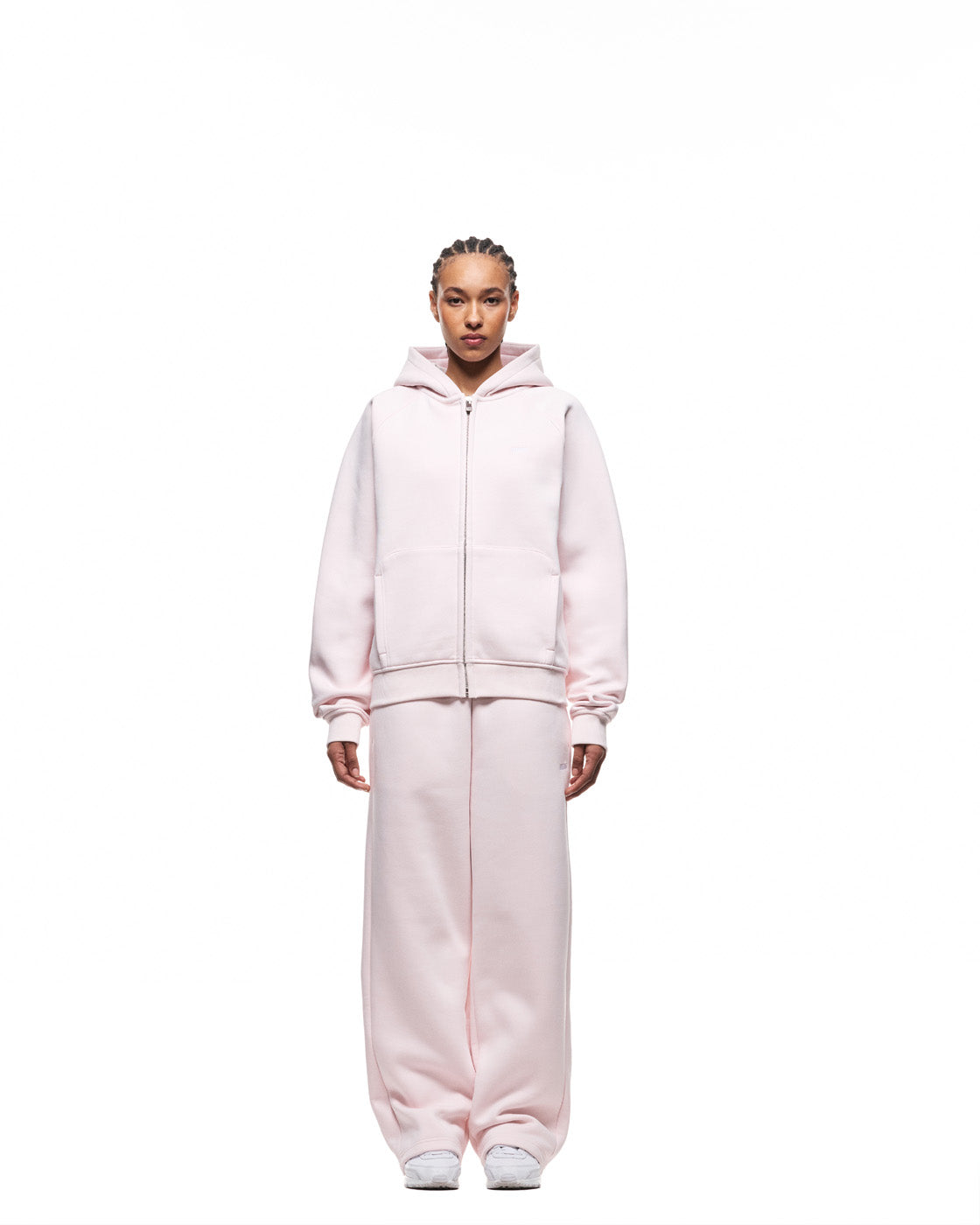 ZIP HOODIE SEASHELL PINK