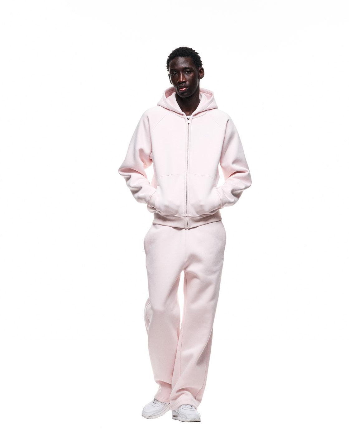 ZIP HOODIE SEASHELL PINK