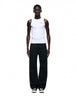 6PM+ STRAIGHT REGULAR DENIM BLACK RAW