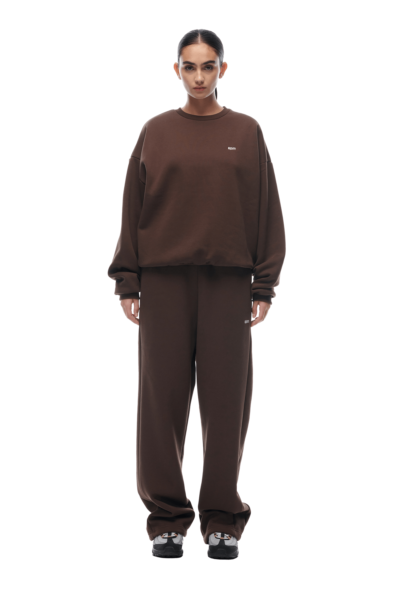 CREWNECK CHOCOLATE BROWN