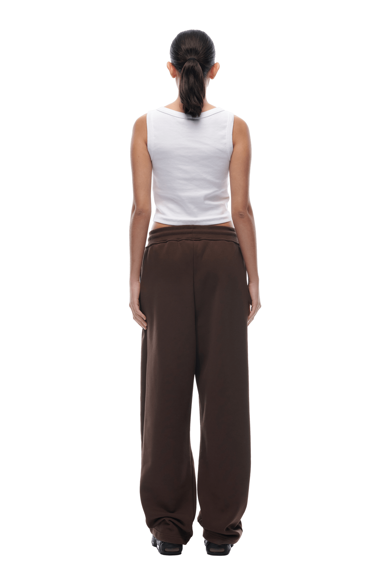 Open Leg Jogger Chocolate Brown open-leg-jogger-chocolate-brown