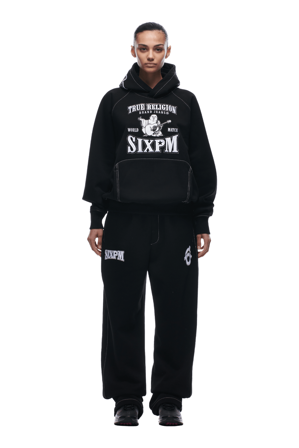 Buddha Hoodie Black | 6PM®
