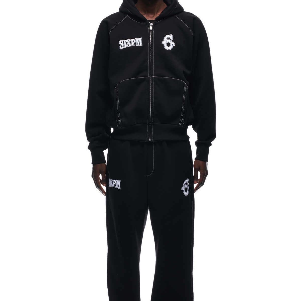 Icons Zip Hoodie Black | 6PM® x True Religion®