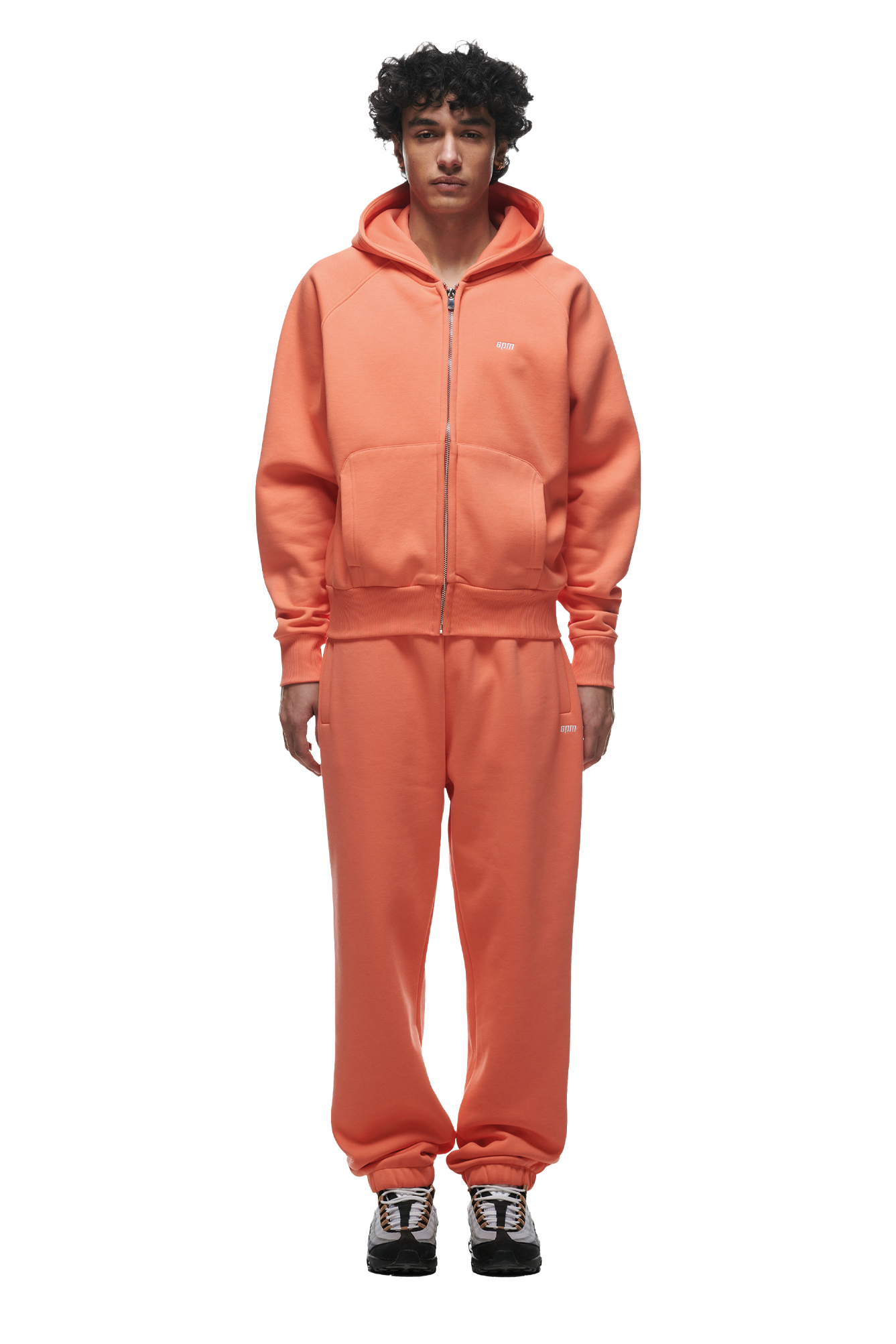 ZIP HOODIE CORAL