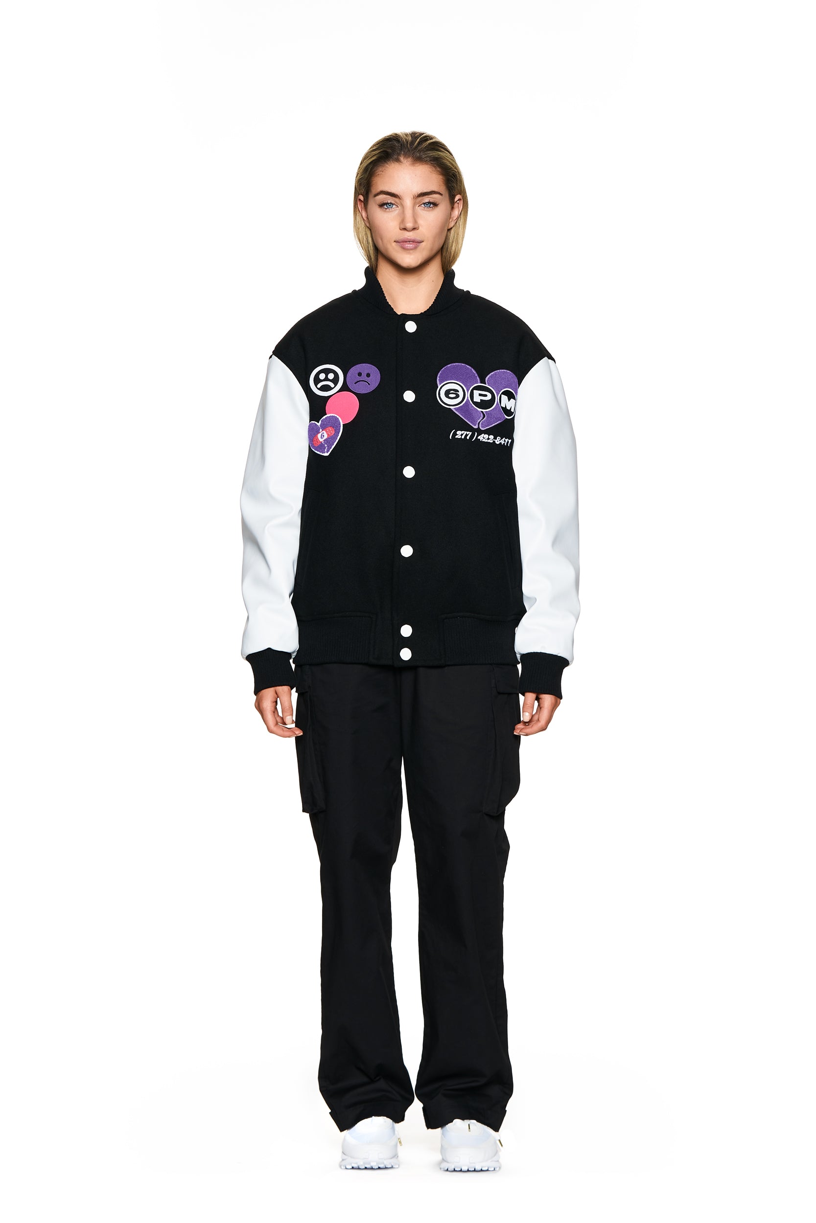 COLLEGE JACKET BLACK