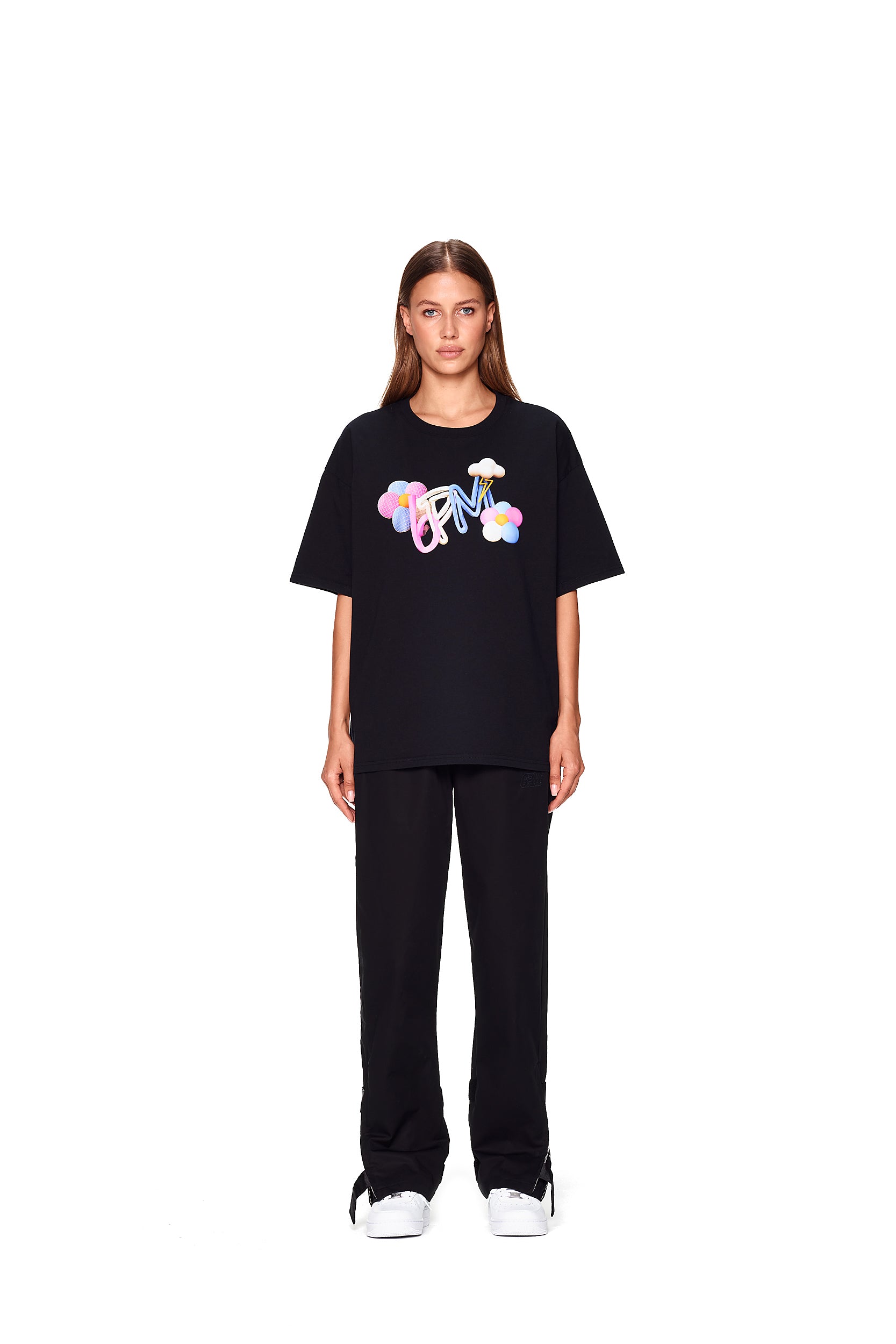 BLOOM T-SHIRT BLACK