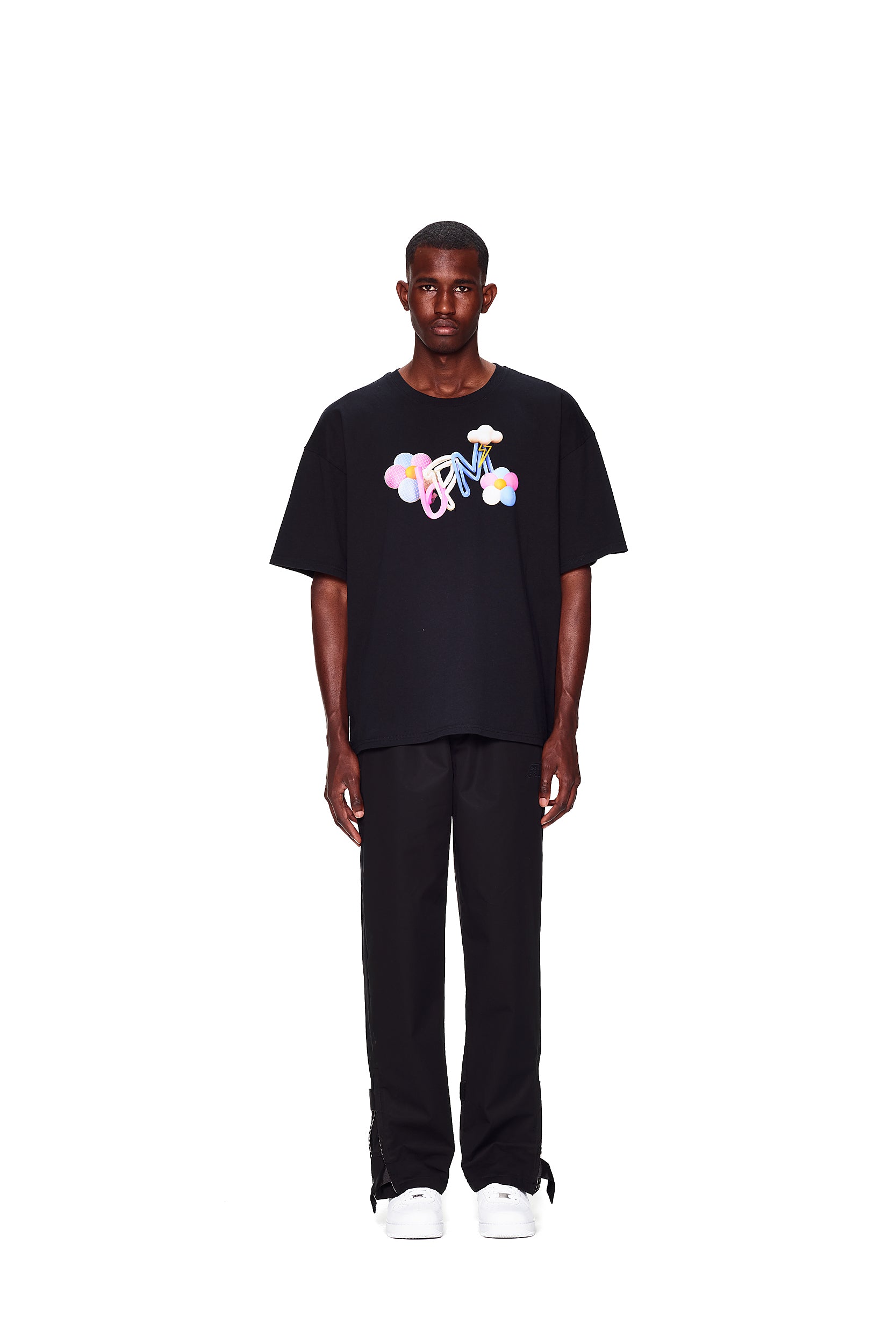 BLOOM T-SHIRT BLACK
