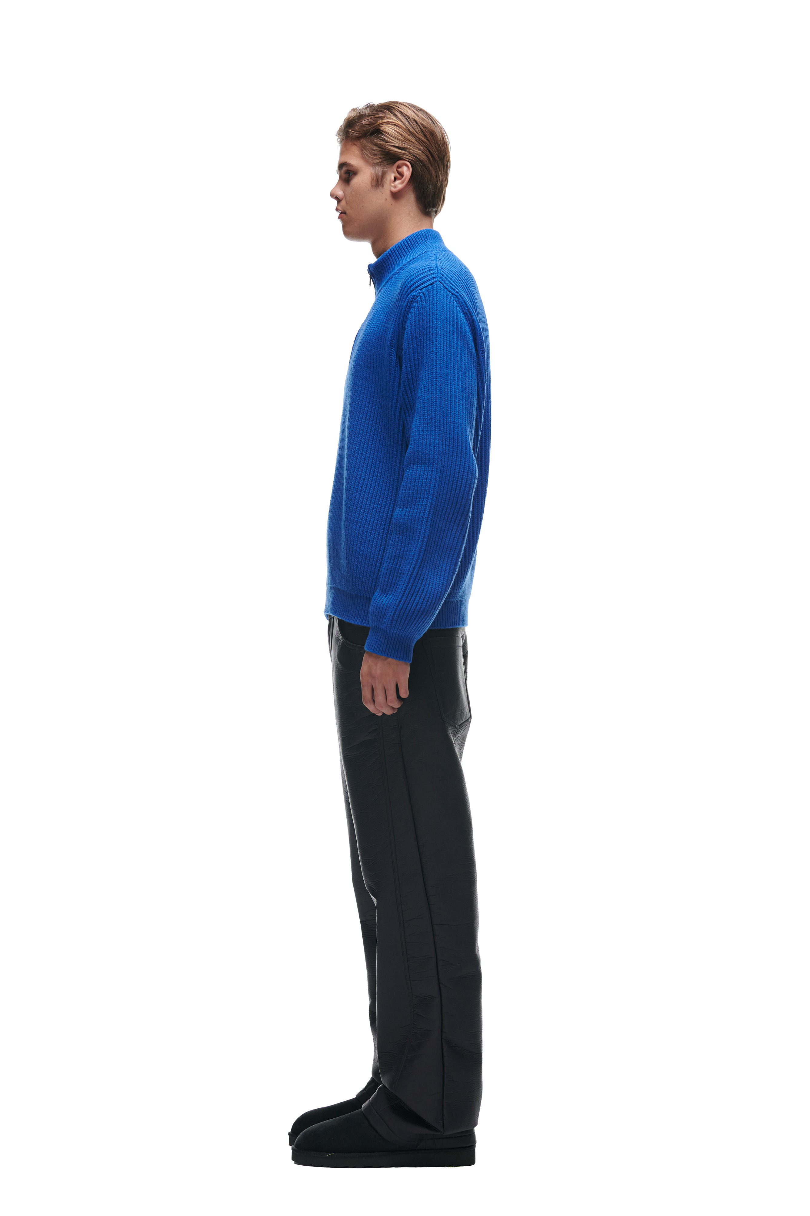 HALFZIP KNIT ROYAL BLUE