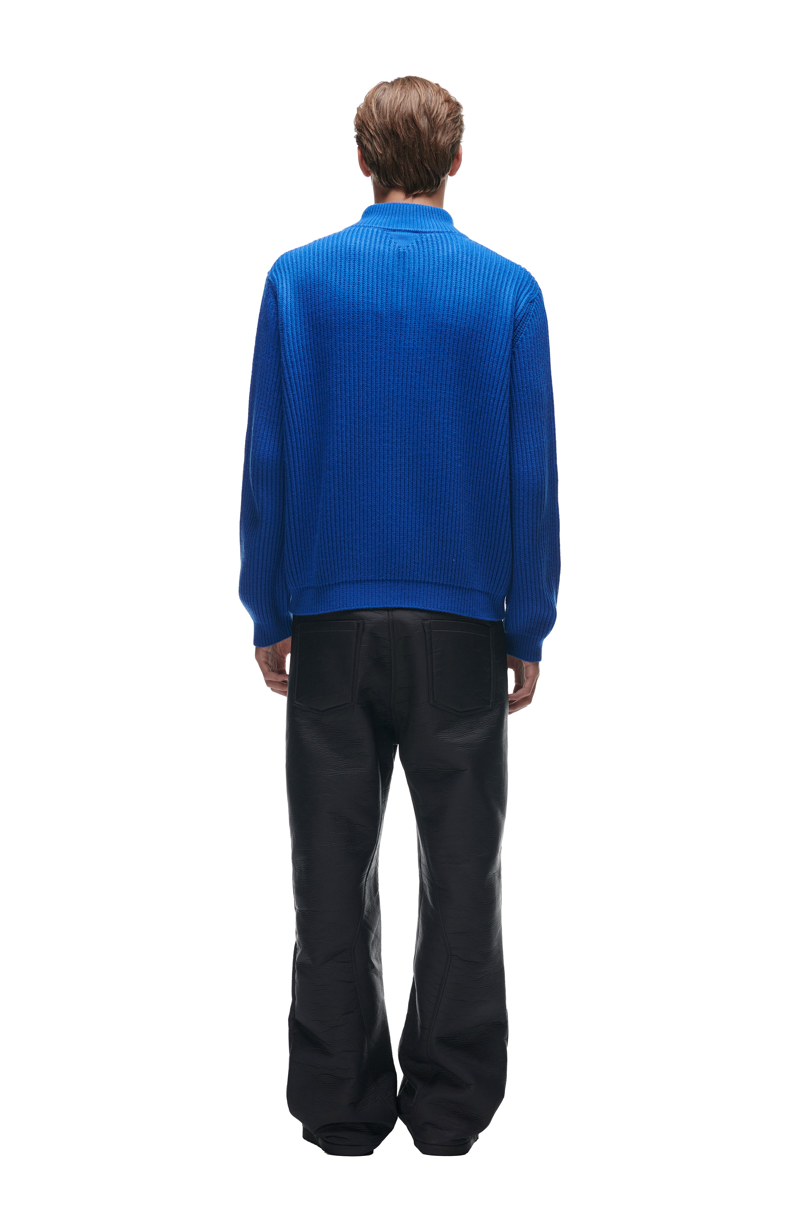 HALFZIP KNIT ROYAL BLUE