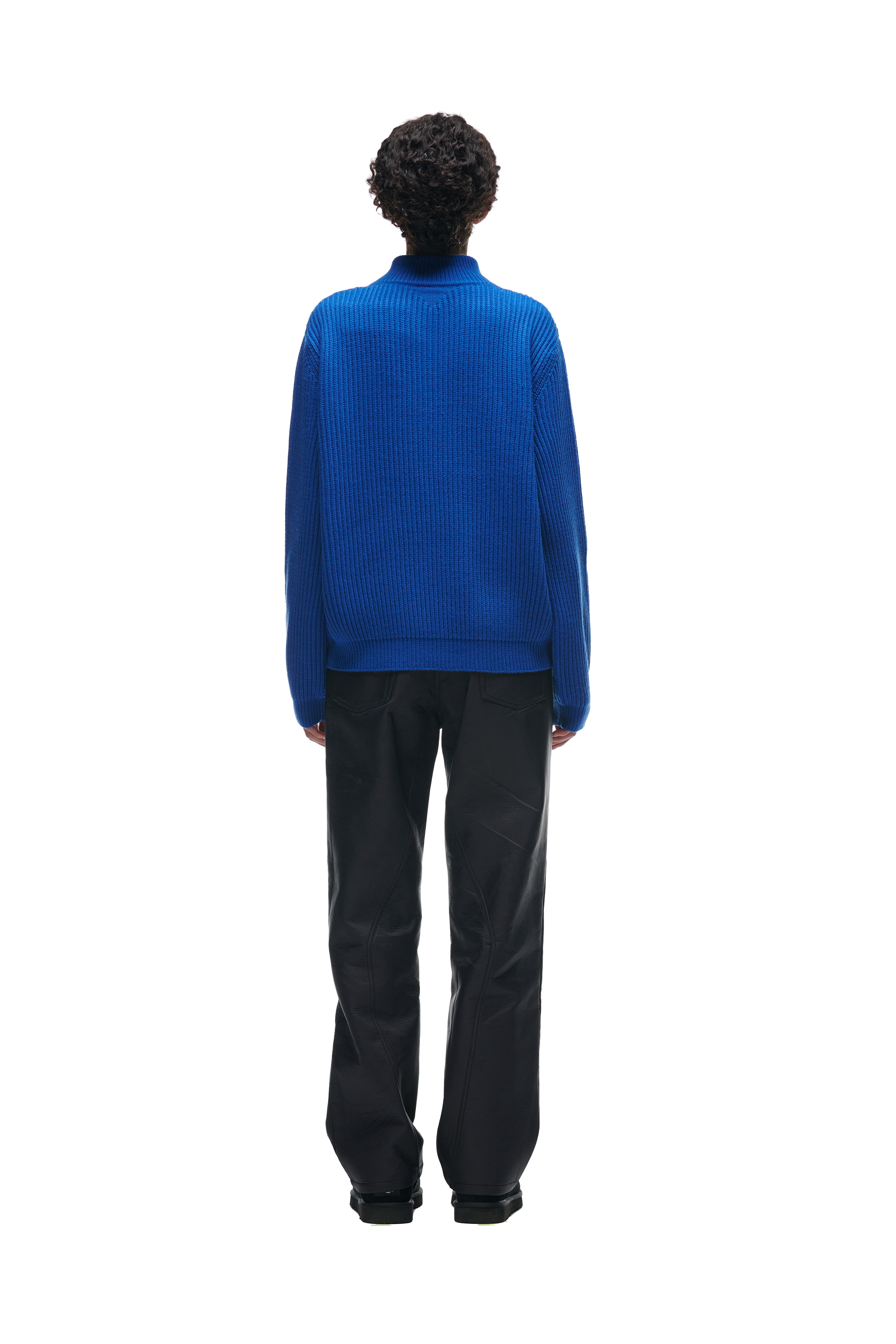 HALFZIP KNIT ROYAL BLUE