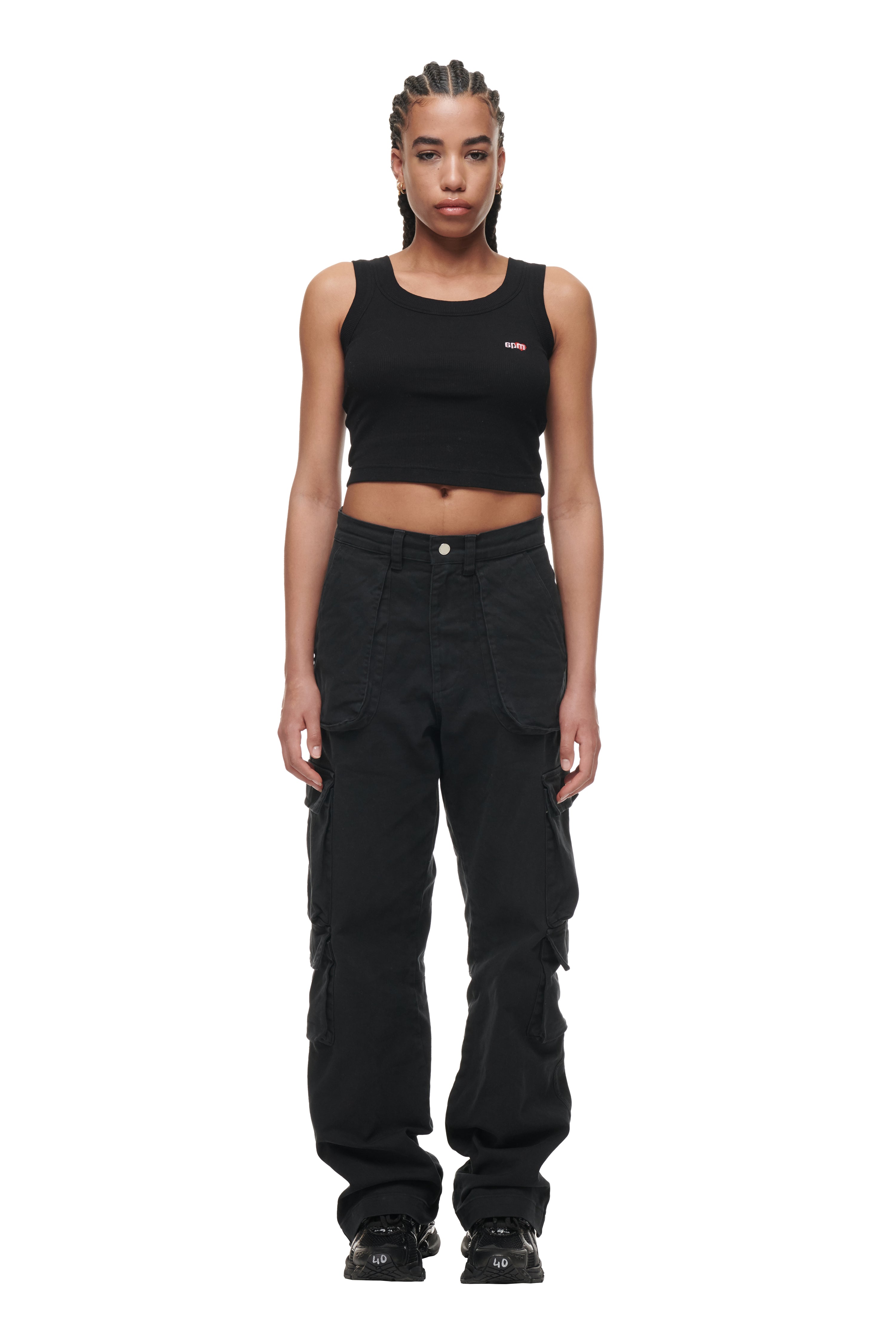 CROP TOP BLACK (2-PACK)