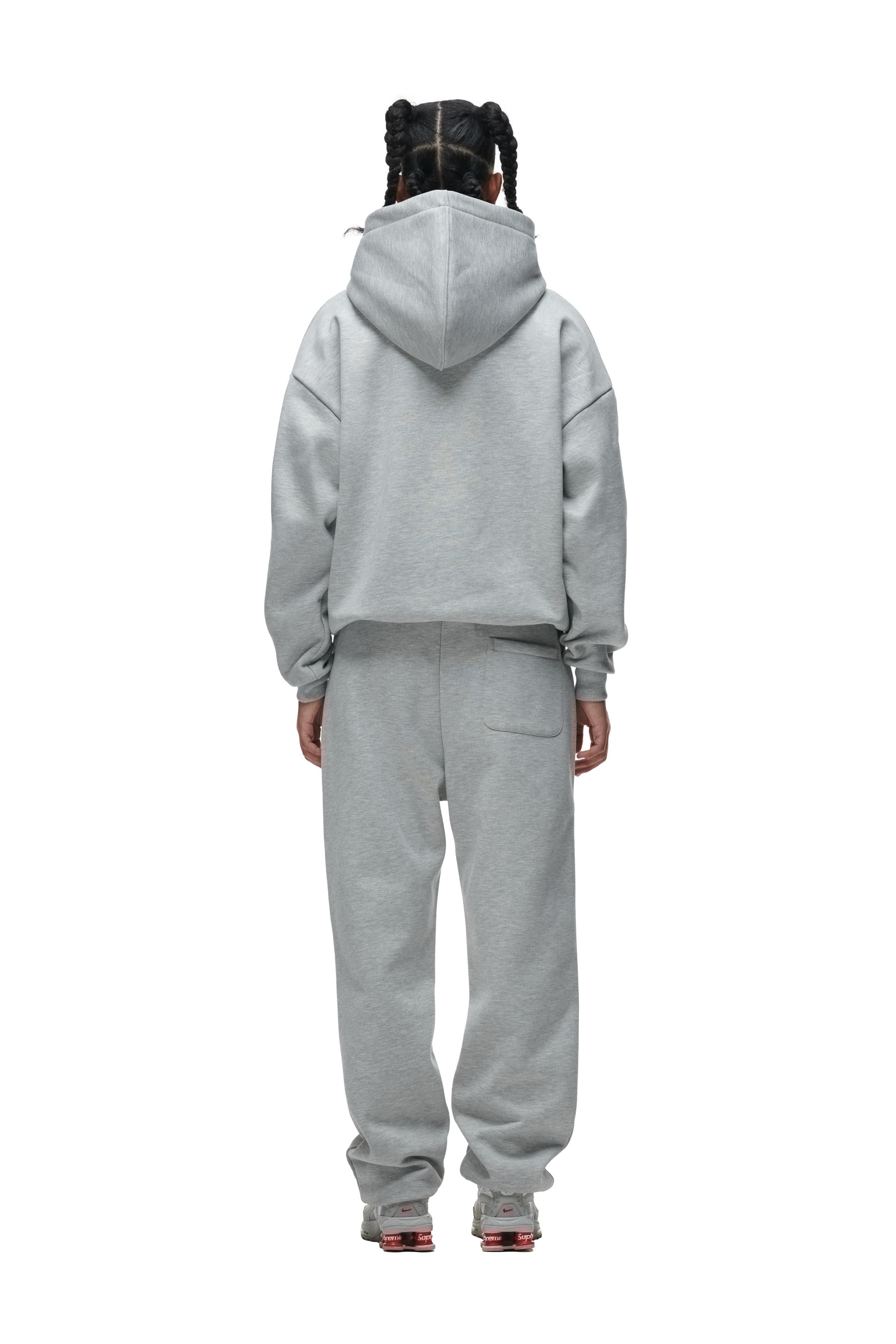 Double Layer Play Hoodie Grey 6PM®