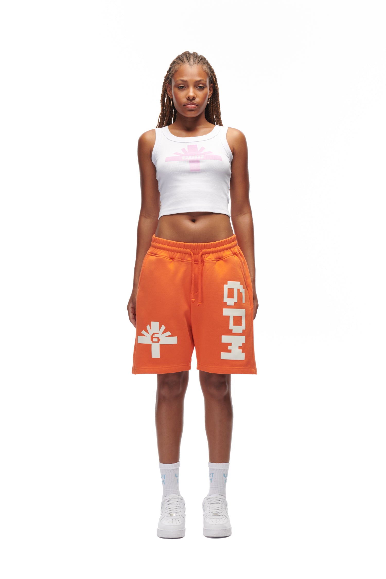 LOGO SHORTS ORANGE