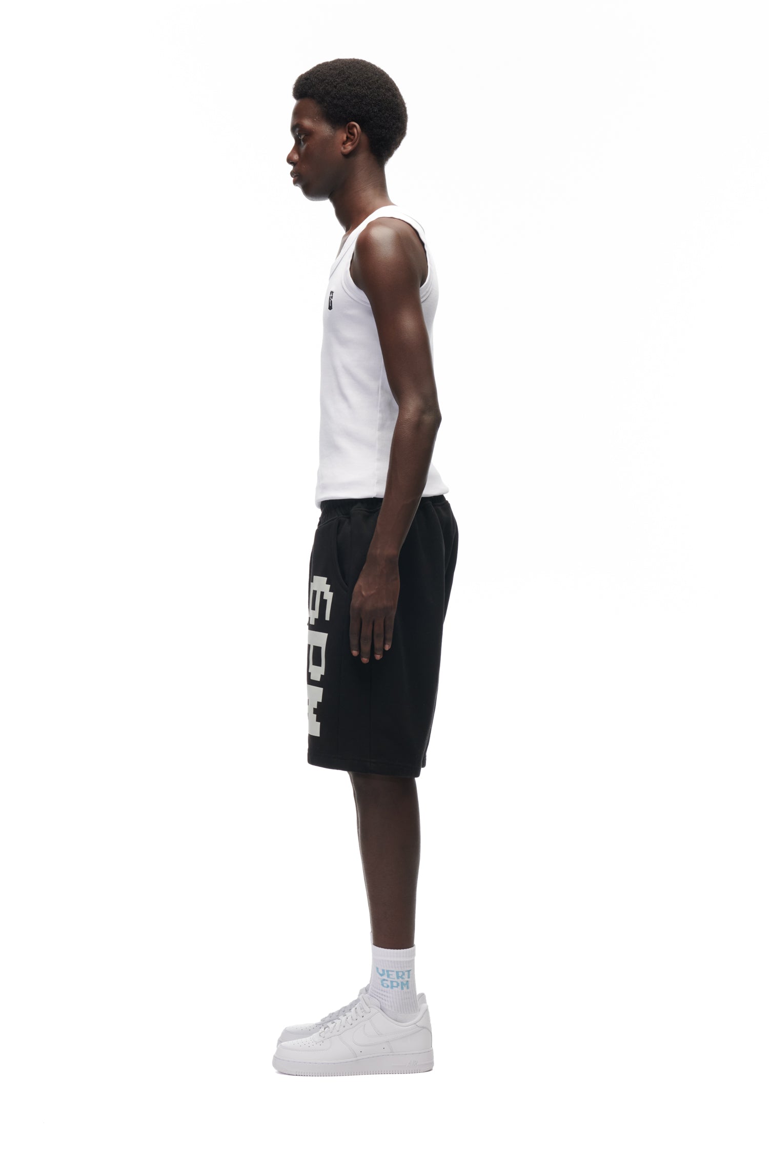 LOGO SHORTS BLACK