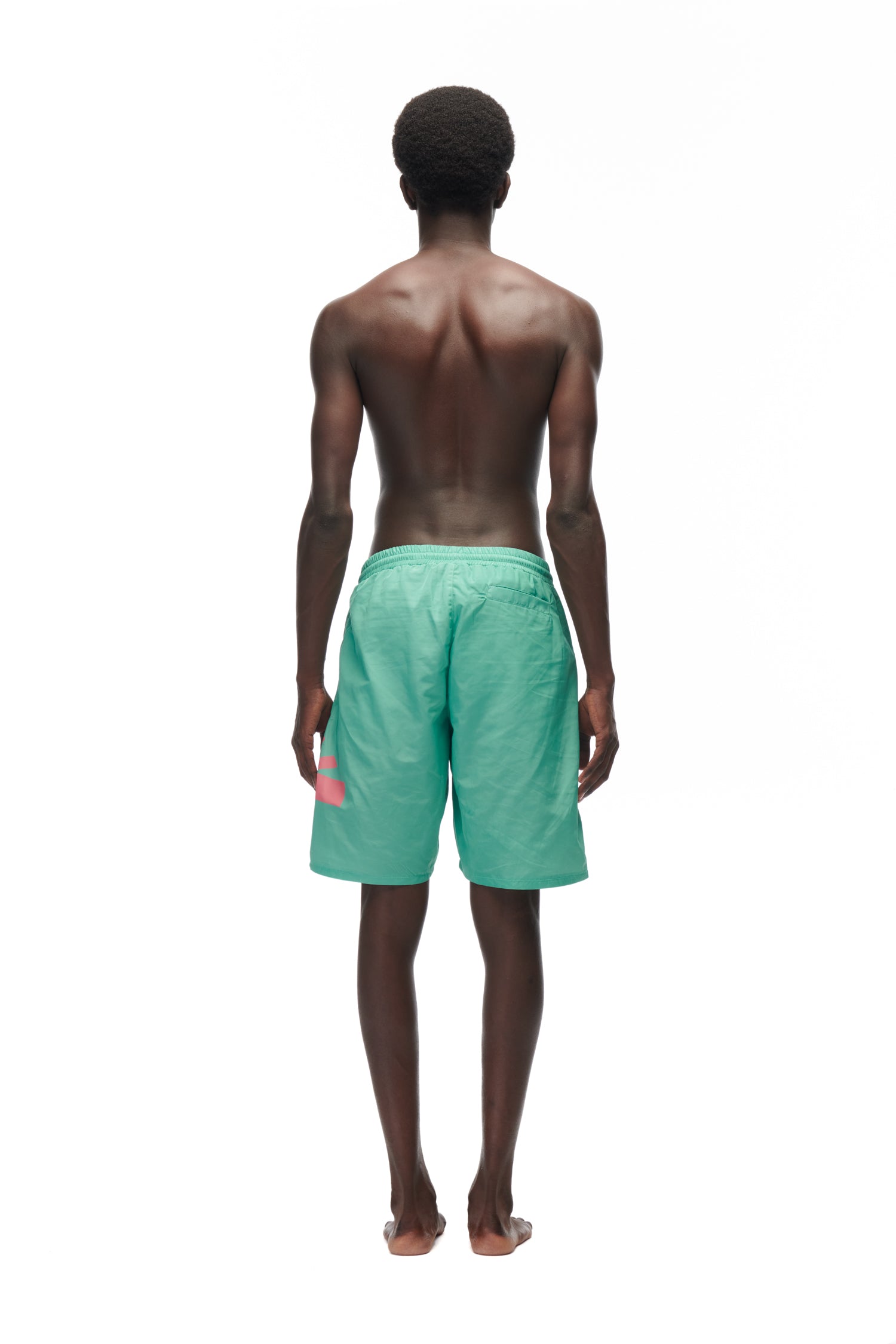 LOGO BATHING SHORTS GREEN